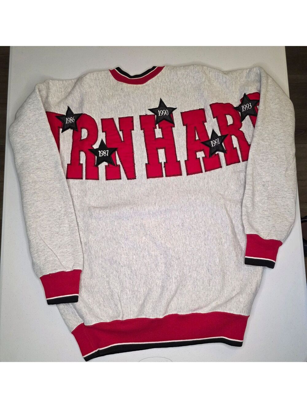 90s Nascar Dale Earnhardt Spellout Crewneck